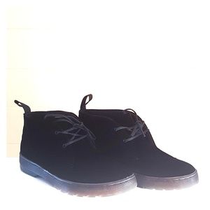 Dr. Martens Black Velvet Desert Boot